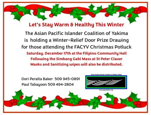 Winter Relief Door Prize Drawing – Dec 17th